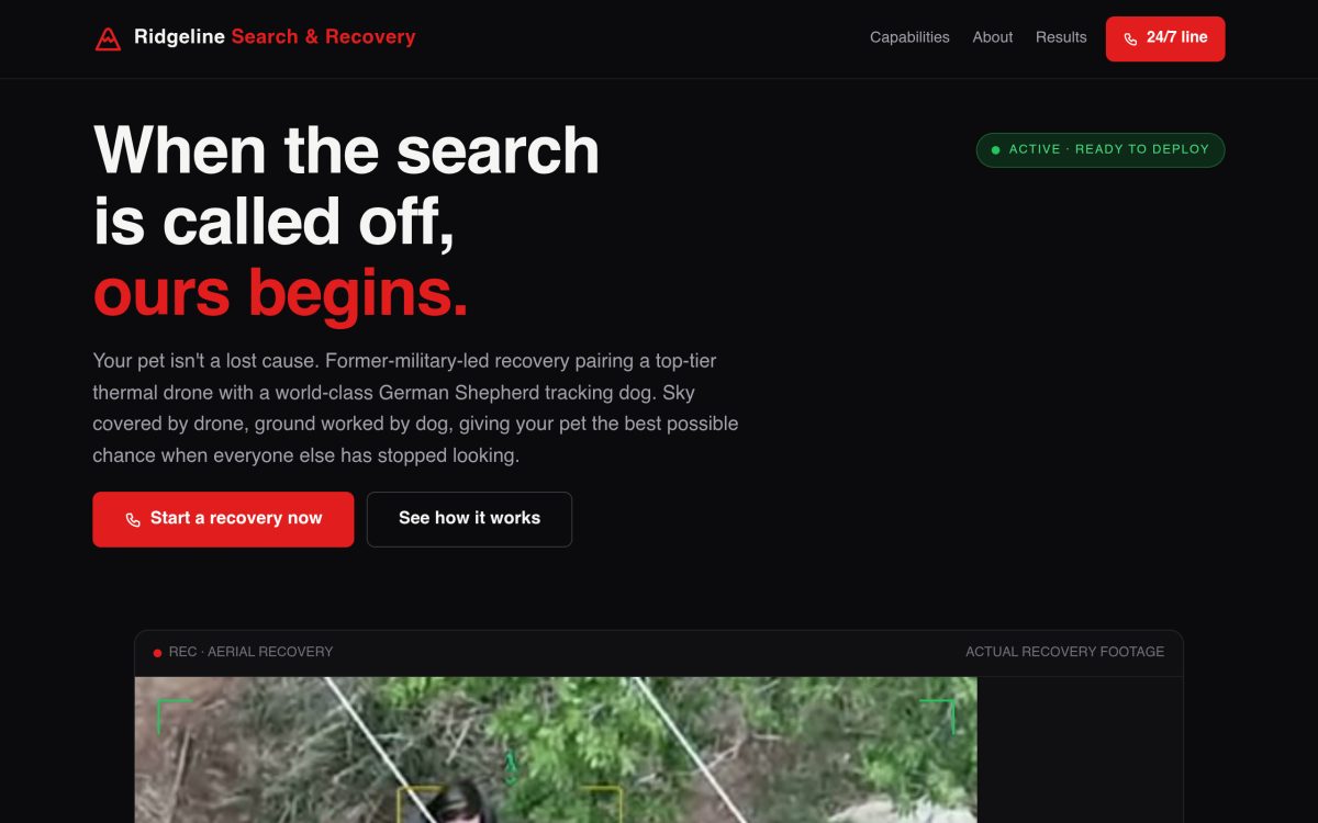 Ridgeline Search & Recovery