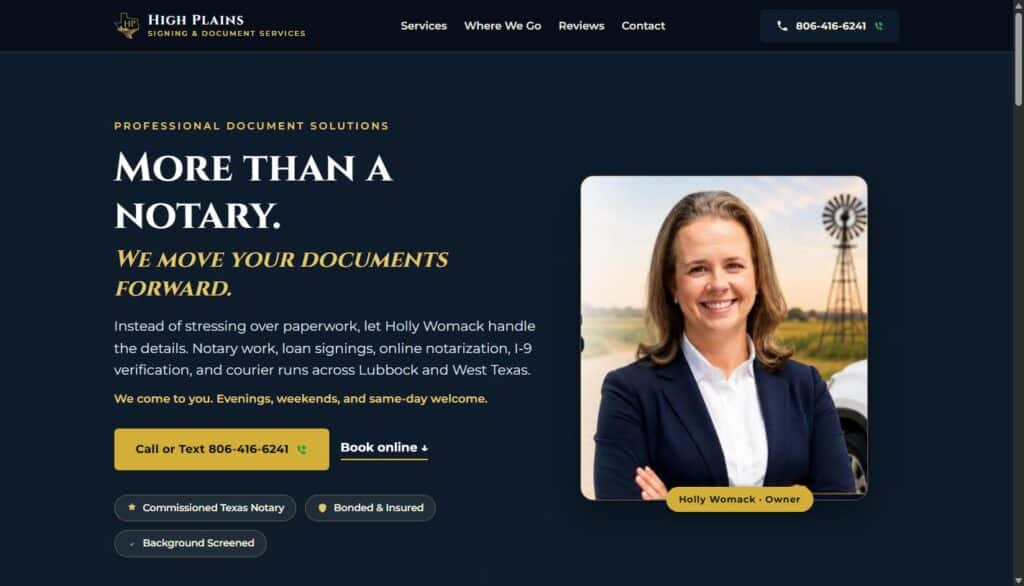 High Plains Signing & Document Services